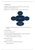 Samenvatting strategisch management&colon; deel strategisch kader - 14&sol;20 behaald