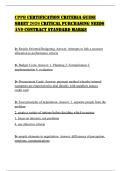 CPPB CERTIFICATION CRITERIA GUIDE SHEET 2026 CRITICAL PURCHASING NEEDS AND CONTRACT STANDARD MARKS
