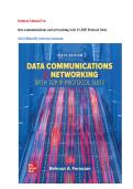 Solution Manual For data communications and networking with TCP&vert;IP Protocol Suite 6th Edition By behrouz forouzan&period;Latest 2026&period;