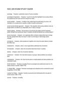 SOC 220 EXAM STUDY GUIDE