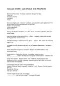 SOC 220 EXAM 4 QUESTIONS AND ANSWERS