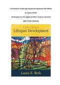 Test Bank for Exploring Lifespan Development 4th Edition by Laura E&period; Berk &vert;All Chapters &lpar;1-19&rpar; &vert; Q&As Verified &vert; Grade A&plus; Assured&vert; ISBN 9781071895245