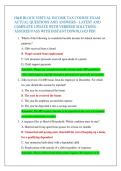 H&R BLOCK VIRTUAL INCOME TAX COURSE EXAM  ACTUAL QUESTIONS AND ANSWERS - LATEST AND  COMPLETE UPDATE WITH VERIFIED SOLUTIONS &ndash;  ASSURED PASS WITH INSTANT DOWNLOAD PDF&period;