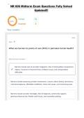 NR 606 Midterm Exam Questions Fully Solved Updated&excl;&excl;&excl;