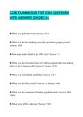 CQIB EXAMINATION TEST 2026 QUESTIONS WITH ANSWERS GRADED A&plus;