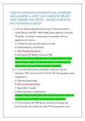 NURS 5433 FAMILY NURSE PRACTITIONER FINAL EXAMs package  ACTUAL QUESTIONS AND ANSWERS - LATEST AND COMPLETE UPDATE WITH VERIFIED SOLUTIONS &ndash; ASSURED PASS WITH INSTANT DOWNLOAD PDF&period;