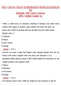 WGU C165 OA Exam 2026 &ndash; Integrated Physical Sciences &vert; Latest Updated with Verified Answers