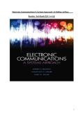 Electronic Communicationṡ A Ṡyṡtem Approach 1ṡt Edition Jeffrey     Beaṡley Teṡt Bank &lpar;CH 1&mdash;16&rpar; 