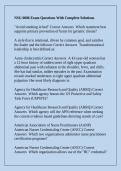 NSG 6006 South University -NSG 6006 Exam Questions With Complete Solutions&period;