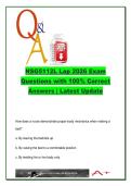 NSG5112L Lab Exam &lpar;2026&rpar; &ndash; 200&plus; Questions & Answers on Bed Making&comma; Transfers&comma; Hygiene&comma; Vital Signs & Documentation