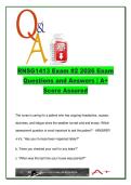 RNSG 1413 Exam &num;2 &lpar;2026&rpar; &ndash; 120&plus; Questions & Answers on Safety&comma; Assessment&comma; COPD&comma; DVT&comma; Teaching & Communication