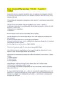 Rush - Advanced Pharmacology - NSG 531 - Exam 1 &vert;&vert; A&plus; Verified&period;