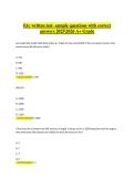 FCTC Written Exam PrepFCTC Test Prep &ndash; Questions and Answers A&plus; &vert; 2026&sol;2027 Comprehensive Entrance Exam Study Guide A&plus; Grade Quiz Bundles