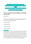 DUBAI RERA BROKER ACTUAL EXAM 2026&sol;2027 &vert; Verified Q&A &vert; DLD Licensing Standards &vert; 100&percnt; Correct &vert; Pass Guaranteed - A&plus; Graded
