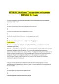 HESI-RN Med-Surg Exam Prep &ndash; Verified Questions & Answers 2025&sol;2026 &lpar;A&plus; Grade Edition&rpar;