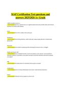 MAP &lpar;Medication Administration Program&rpar; Certification Test &ndash; 2025&sol;2026 &ndash; Practice Questions and Verified Answers