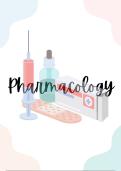 Pharmacology note 