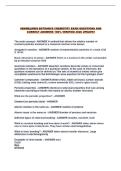 SEMMELWEIS ENTRANCE CHEMISTRY EXAM QUESTIONS AND CORRECT ANSWERS 100&percnt; VERIFIED 2026 UPDATE&excl;&excl;