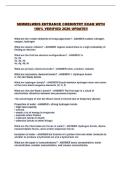 SEMMELWEIS ENTRANCE CHEMISTRY EXAM WITH 100&percnt; VERIFIED 2026 UPDATE&excl;&excl;