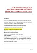ATI RN Pediatrics NGN Proctored Exam Test Bank &vert; Latest Questions with Rationales