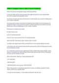 PMH-C Multiple Choice &vert;&vert; 100&percnt; Correct Solutions&period;