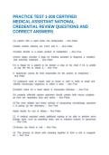 INDIANA QMA FINAL STUDY GUIDE QUESTIONS AND CORRECT ANSWERS