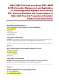 WGU C468 Final OA 2025 Test Bank &vert; 300&plus; Practice Questions & Study Guide