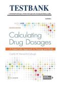 Test Bank for Calculating Drug Dosages&colon; A Patient-Safe Approach to Nursing and Math &ndash; 2nd Edition &ndash; Castillo&comma; Werner-McCullough