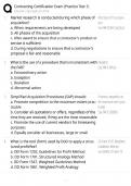 Contracting Certification Exam &sol; Practice Test 1 &sol; Exam Prep 2025 &sol; Score 100&percnt; Study Guide & Test Bank &sol; Federal Acquisition Review