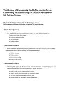 Test Bank for Community Health Nursing&colon; A Canadian Perspective&comma; 5th Edition by Stamler &vert; History & Practice &vert; Complete Verified Questions & Detailed Answers 2025&sol;2026