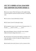 AT CONCEPT EXAM SOLUTIONS AND ANSWER 