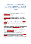 RHODE ISLAND BLUE CARD QUESTIONS AND CORRECT DETAILED ANSWERS &lpar;2026&sol;2027&rpar; &vert; BRAND NEW VERSION