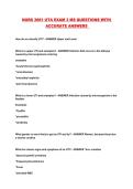 NURS 3661 UTA EXAM 3 MS QUESTIONS WITH ACCURATE ANSWERS 