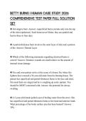 BETTY BURNS I HUMAN CASE STUDY 2026 COMPREHENSIVE TEST PAPER FULL SOLUTION SET