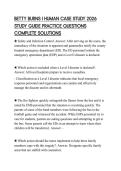 BETTY BURNS I HUMAN CASE STUDY 2026 STUDY GUIDE PRACTICE QUESTIONS COMPLETE SOLUTIONS