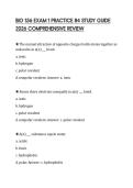 BIO 156 EXAM 1 PRACTICE 84 STUDY GUIDE 2026 COMPREHENSIVE REVIEW