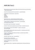 NUR 505 Test 3&period; Questions with Accurate Answers