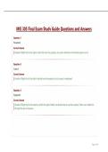 MIE 305 Final Exam Study Guide Questions and Answers&period;