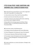 CTCD EXAM STUDY GUIDE QUESTIONS AND ANSWERS 2026 COMPLETE REVIEW PACK