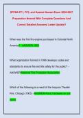 SFFMA FF1&comma; FF2&comma; and Hazmat Newest Exam 2026-2027  Preparation Newest With Complete Questions And  Correct Detailed Answers&vert; Latest Update&excl;&excl;