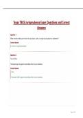 Texas TBCE Jurisprudence Exam Questions and Correct Answers&period;