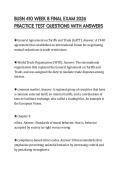 BUSN 410 WEEK 8 FINAL EXAM 2026 PRACTICE TEST QUESTIONS WITH ANSWERS