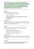 Texas Life & Health Insurance Exam Review and Study Guide &vert; Texas Insurance Laws and Regulations&comma; Life Insurance Policies&comma; Health Insurance Plans&comma; Annuities&comma; Policy Provisions&comma; Underwriting Principles&comma; Ethics Requirements and State Licensing Practice Ques