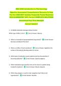 WGU D398 Introduction to Pharmacology   Objective Assessment Comprehensive Resource To Help  You Ace 2026-2027 Includes Frequently Tested Questions  With ELABORATED 100&percnt; Correct COMPLETE SOLUTIONS  Guaranteed Pass First Attempt&excl;&excl;  Current Update&excl;&excl; 