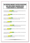 ISA CERTIFIED ARBORIST CHAPTER 8&vert;QUESTIONS AND 100&percnt; CORRECT ANSWERS&vert;LATEST &excl;&excl;&excl;&excl;2026&vert;GRADED A&plus;&vert; &lpar;EXAM READY&rpar;