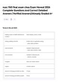 nusc 1165 final exam chea Exam Newest 2026 Complete Questions And Correct Detailed Answers &lpar;Verified Answers&rpar;&vert;Already Graded A&plus;