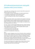 ATI fundamental proctored exam study guide Questions With Correct Answers 