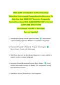 WGU D398 Introduction to Pharmacology   Objective Assessment Comprehensive Resource To  Help You Ace 2026-2027 Includes Frequently  Tested Questions With ELABORATED 100&percnt; Correct  COMPLETE SOLUTIONS  Guaranteed Pass First Attempt&excl;&excl;  Current Update&excl;&excl;