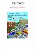 Computer Networks &ndash; 6th Edition by Andrew S&period; Tanenbaum & David J&period; Wetherall &vert; Complete Solutions Manual for Chapters 1&ndash;9