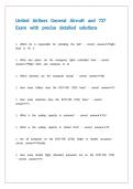Primary Aircraft Exam with verified detailed solutions